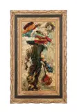 Vendatore Volante by Newton McMahan aka McMahon, oil on canvas, sold Feb 2025