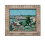 Mouth of the Bay" - late 20th century by P. Porter, oil on canvas, sold Mar 2025