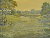MA artist by Frank Hendry, oil on canvas board, sold Sep 2019