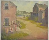 MA artist by Frank Hendry, oil on masonite, sold Sep 2019