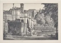 Richmond Bridge by Stanley Roy Badmin, etching, sold Jan 2022