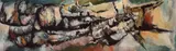 Paterson Ewen, Untitled (1955) by Paterson Ewen, oil on canvas, sold Jun 2021