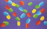 Blue Violet - A by Gershon Iskowitz, acrylic on canvas, sold Jun 2021