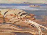A.Y. Jackson, Shoals, Georgian Bay by A. Y. Jackson, oil on board, sold Jun 2021