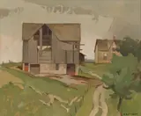 Near Kincardine by A. J. Casson, oil on board, sold Nov 2021