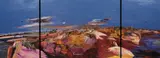 Red Pool by John Hartman, oil on board (triptych), sold Nov 2021