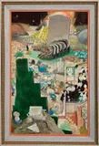 Behold Man Without God (#3) by William Kurelek, mixed media on board, sold Nov 2021