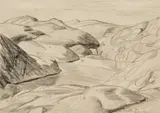 Study for "Lake, North Labrador by Lawren Harris, graphite, sold Nov 2021