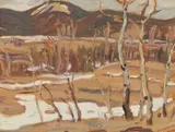 Onward Ranch by A. Y. Jackson, oil on board, sold Nov 2021