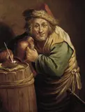 The Old Habitant by Cornelius Krieghoff, oil on canvas, sold Nov 2021