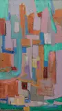 Venetian Canal by Hortense Gordon, oil on canvas, sold Jun 2022