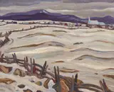 Saint-Tite-des-Caps (1946) by A. Y. Jackson, oil on canvas, sold Jun 2022