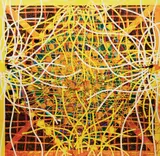 Death of a Platitude (1965) by Harold Town, oil and Lucite 44 on canvas, sold Jun 2022