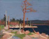 Nocturne (1916) by Tom Thomson, oil on panel, sold Jun 2022