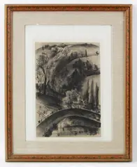 Central Park by Adolf Dehn, lithograph, sold Aug 2023
