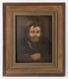 portrait by Adriaen Brouwer, oil on wood panel, sold Aug 2023