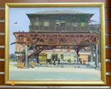 Untitled by Paul Inglis, Oil Painting Framed- 18x22'', sold Oct 2021