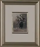 Still Life with Flowers by Malachi Smith, oil on board, sold May 2022