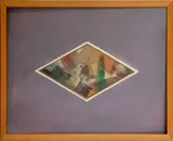 Untitled by Sam Ladenson, collage affixed to a sheet of paper, sold May 2023