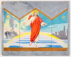 Untitled by Winthrop Duthie Turney, acrylic on board, sold May 2023