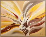 Untitled by Stephen Kaye, acrylic on canvas painting, sold May 2023