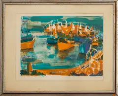 Untitled by Georges Lambert, lithograph, sold May 2023