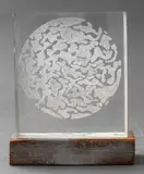 Untitled by Tony Mellara, 1965, acrylic lucite Op Art sculpture, sold Jun 2023