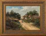 Untitled by A. de Carme, oil painting on canvas, sold Jun 2023