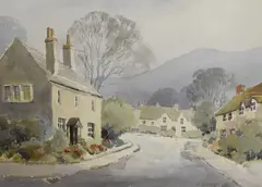 Near Chipping Campden by E.Grieg Hall, watercolour, offered Mar 2025