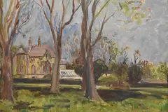 Avonmore, Killiney, County Dublin, May 1936 by Claude Perrard, oil on canvas, offered Mar 2025