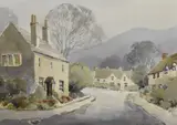 Near Chipping Campden by E.Grieg Hall, watercolour, offered Mar 2025