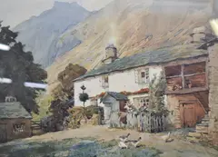 Wood Farm, Troutbeck, 1916 by Alfred Heaton Cooper, Wood Farm, Troutbeck, offered Feb 2025
