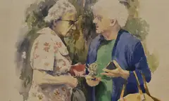 Within by Robert Littleford, watercolour, offered Feb 2025