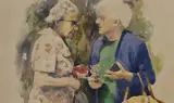 Within by Robert Littleford, watercolour, offered Feb 2025
