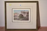 Lunch by The Rialto by Philip L Hobbs, watercolour, offered Jan 2025