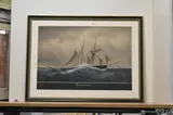Depicting a ploughed field with crows leading to a woodland by D Lawrence, oil on board, offered Jan 2025