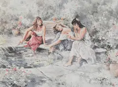 Dreams by Gordon King, pencil, offered Dec 2024