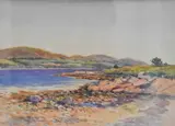 'A Quiet Evening by Wat Miller, watercolour, offered Nov 2024