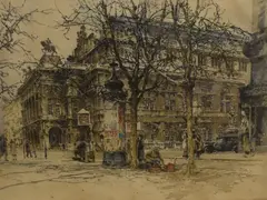 Coloured print by Franz Xaver Wolf, print, offered Nov 2024