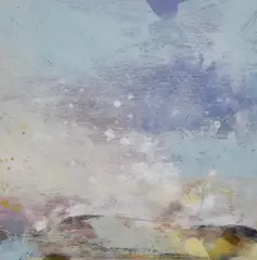 Distant Snow by Janette Phillips, print, offered Oct 2024