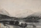 A study of a triple arched stone bridge by Hugh Paton, etching, offered Oct 2024