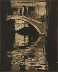 The Bridge, Venice, 1908 Halftone print, from Camera Work XXI, image/sheet size 21.3 x 17cm by Alvin Langdon Coburn, print, sold Mar 2026