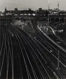 Paddington & York Way, 1988 Two silver gelatin prints, image sizes 38 x 32cm and 30 x 35cm, each sheet approx by Alan Delaney, ink, sold Mar 2026