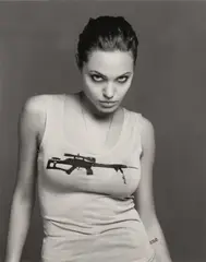 Angelia Jolie by Firooz Zahedi, Silver gelatin print, image size, offered Mar 2026