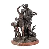 Triumph of Bacchus by Michel Clodion, bronze, sold Mar 2026