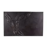The Flight of Time by Dev Basra, Bronze relief,circa, sold Mar 2026