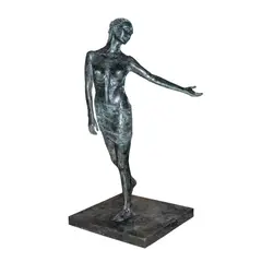 The longing by Dev Basra, Patinated bronze, mounted on a square bronze plinthNumbered, offered Mar 2026