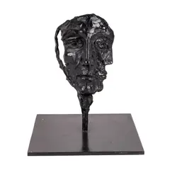 Head study by Dev Basra, sculpture, sold Mar 2026