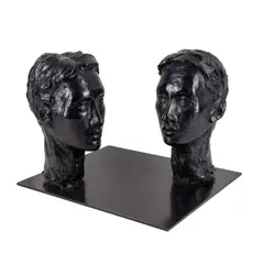 Alter Ego by Dev Basra, Patinated bronzeEdition uniqueUnsigned Dimensions:38 cm high, sold Mar 2026