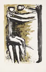 Untitled by Kenneth Armitage, pencil, sold Feb 2026